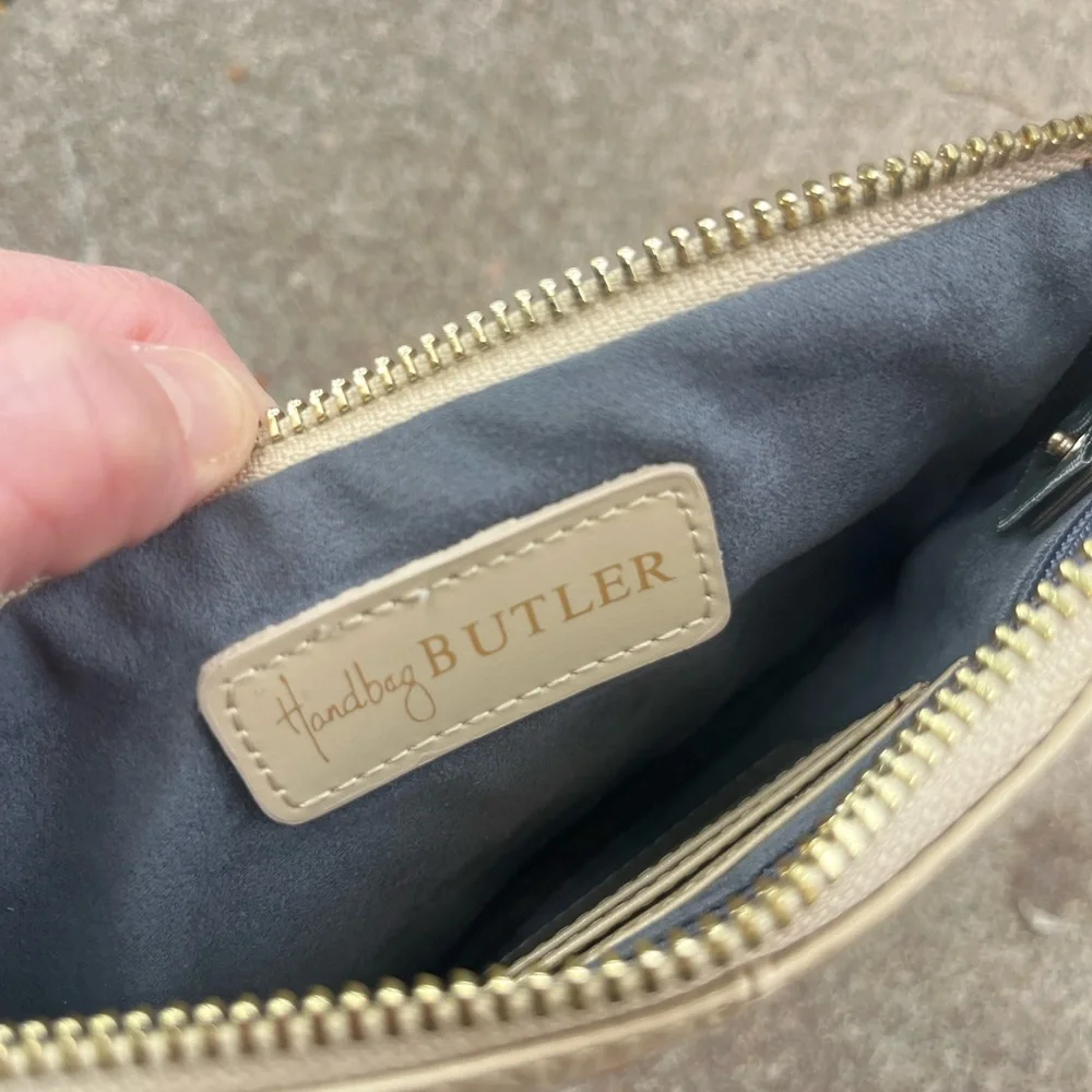 Handbag Butler cream colored